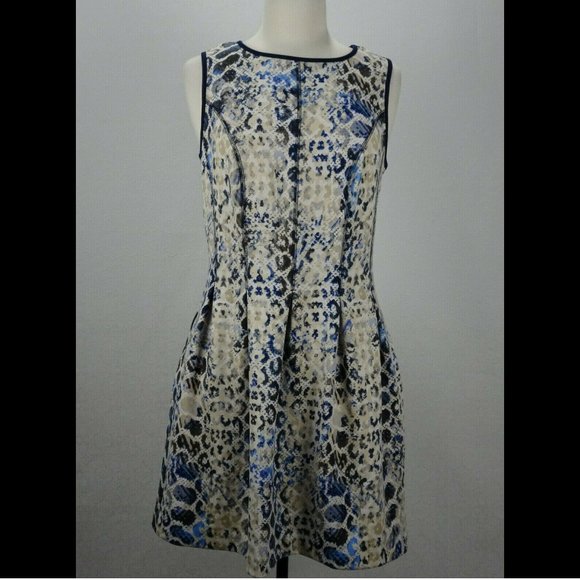 Apt 9 Size M Sleeveless Fit and Flare Animal Snake Print Dress with Pock… - Picture 11 of 11